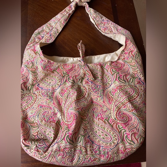 Ladies Braciano hobo fabric handbag - Picture 1 of 7